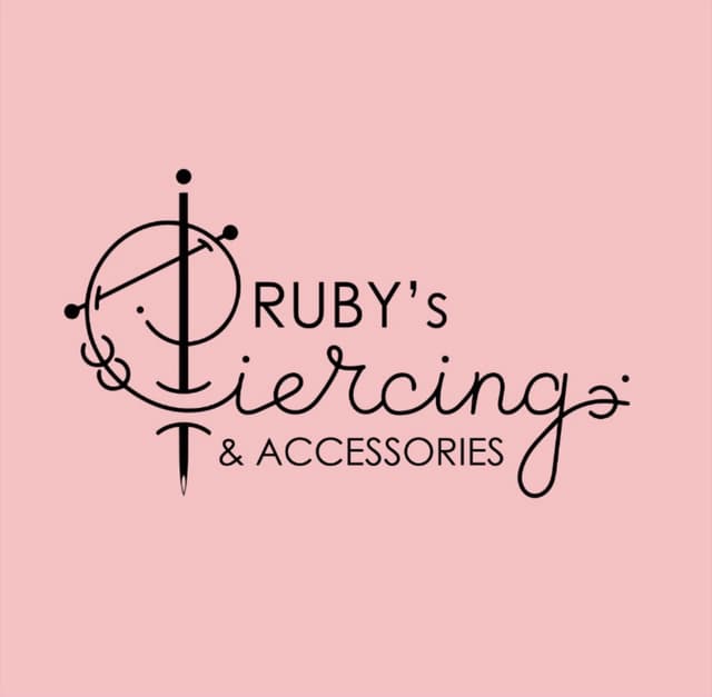 Ruby's Piercing  logo